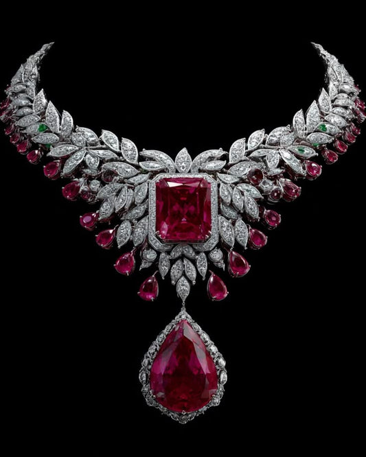 Natural diamond Nacklace
