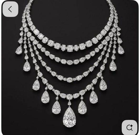 NATURAL DIAMOND NECKLACE