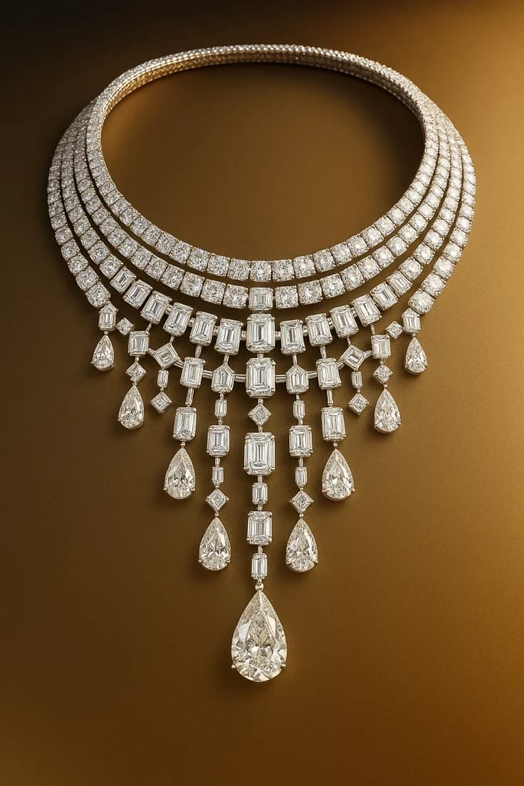NATURAL DIAMOND NECKLACE