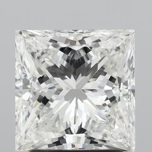 1.92 Ct Princess Natural Diamond | G | VS2