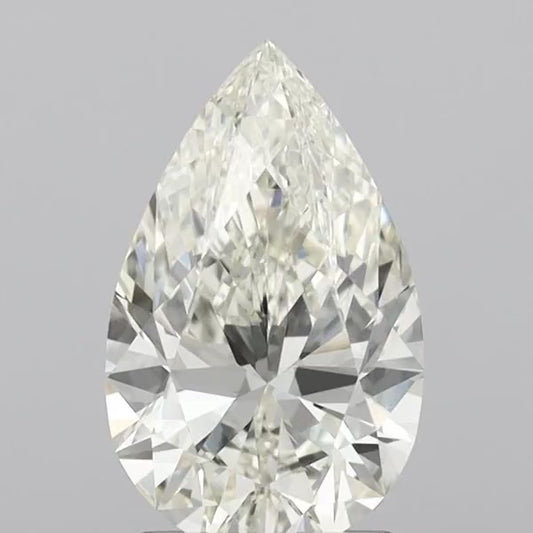 1.7 Ct Pear Natural Diamond | J | VVS1