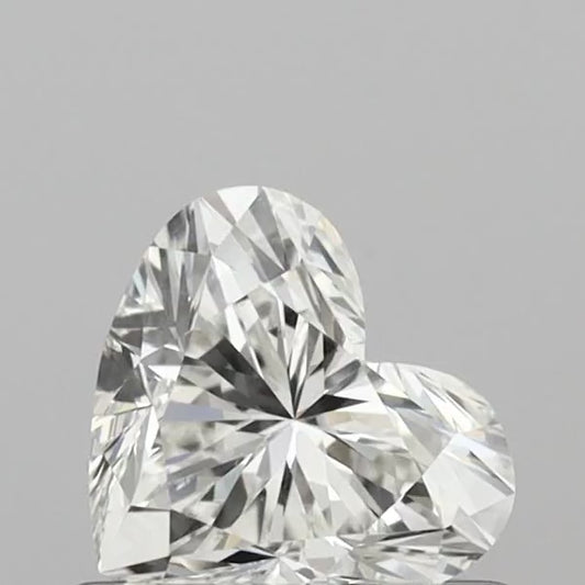 0.53 Ct Heart Natural Diamond | H | VS2