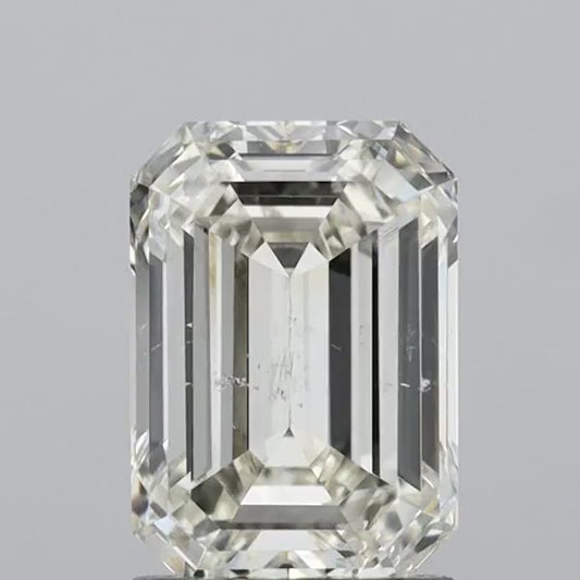2.0 Ct Emerald Natural Diamond | J | SI2