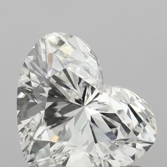 1.01 Ct Heart Natural Diamond | H | VS1