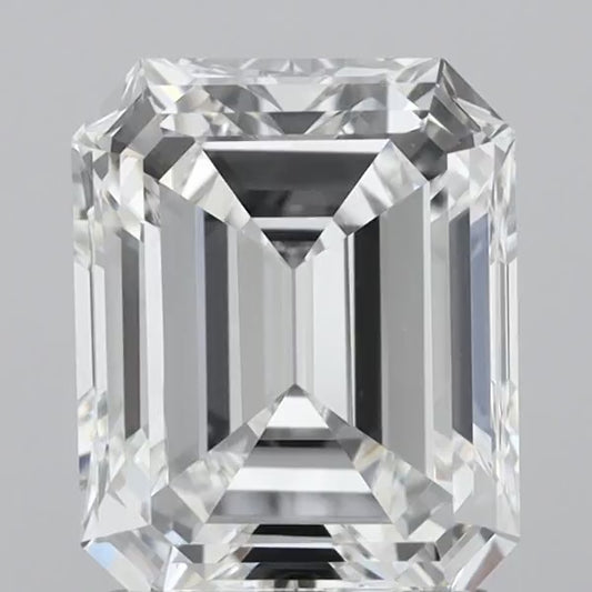 2.09 Ct Emerald Natural Diamond | F | VVS2