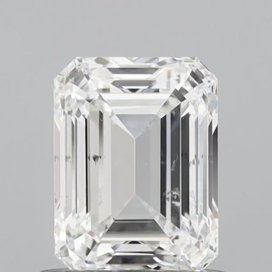 0.91 Ct Emerald Natural Diamond | F | SI1
