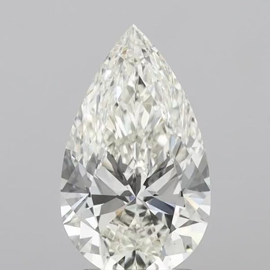 2.2 Ct Pear Natural Diamond | H | VVS2