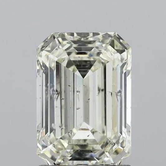 2.0 Ct Emerald Natural Diamond | K | SI2